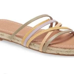 Madewell The Kathryn espadrille slides—slightly used